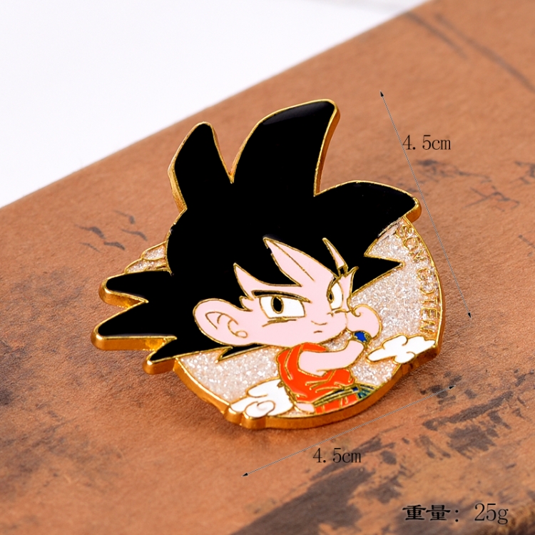 DRAGON BALL Anime cartoon metal brooch  price for 5 pcs