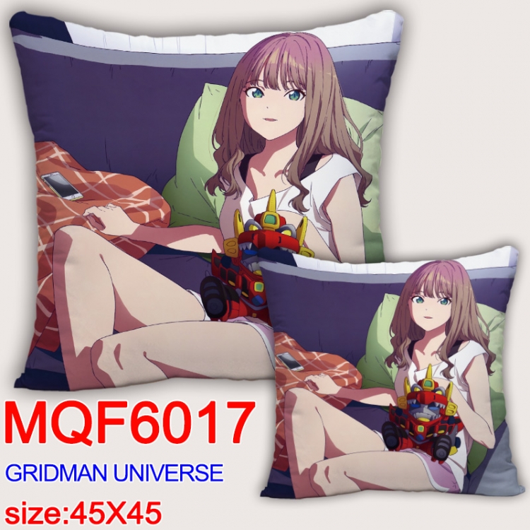 GRIDMAN UNIVERSE Anime square full-color pillow cushion 45X45CM NO FILLING  MQF-6017