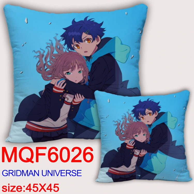 GRIDMAN UNIVERSE Anime square full-color pillow cushion 45X45CM NO FILLING MQF-6026