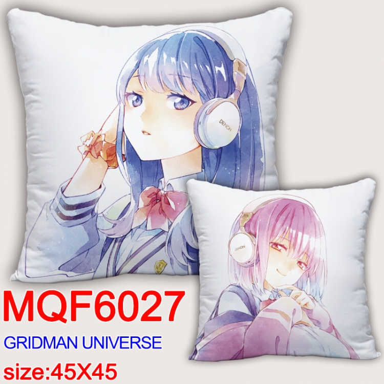GRIDMAN UNIVERSE Anime square full-color pillow cushion 45X45CM NO FILLING  MQF-6027