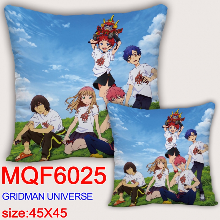 GRIDMAN UNIVERSE Anime square full-color pillow cushion 45X45CM NO FILLING MQF-6025