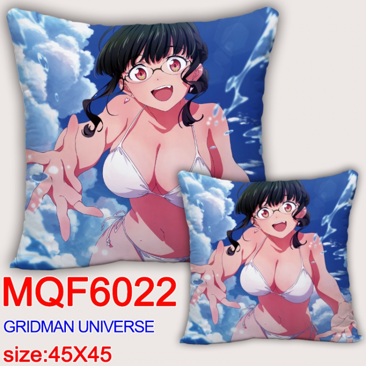 GRIDMAN UNIVERSE Anime square full-color pillow cushion 45X45CM NO FILLING  MQF-6022