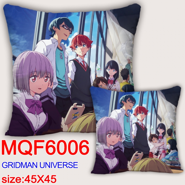 GRIDMAN UNIVERSE Anime square full-color pillow cushion 45X45CM NO FILLING MQF-6006