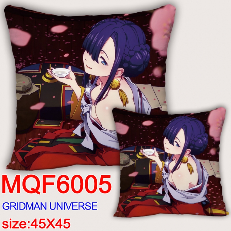GRIDMAN UNIVERSE Anime square full-color pillow cushion 45X45CM NO FILLING  MQF-6005