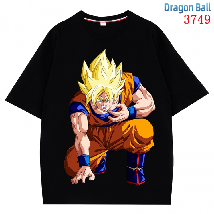 DRAGON BALL Anime Pure Cotton Short Sleeve T-shirt Direct Spray Technology from S to 4XL CMY-3749-2