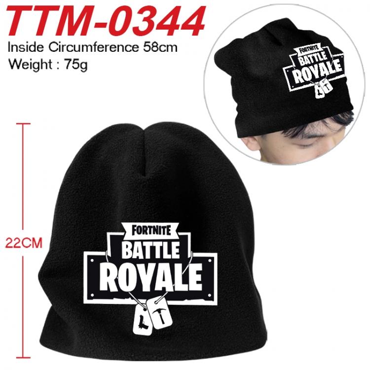 Fortnite Printed plush cotton hat with a hat circumference of 58cm 75g (adult size) TTM-0344