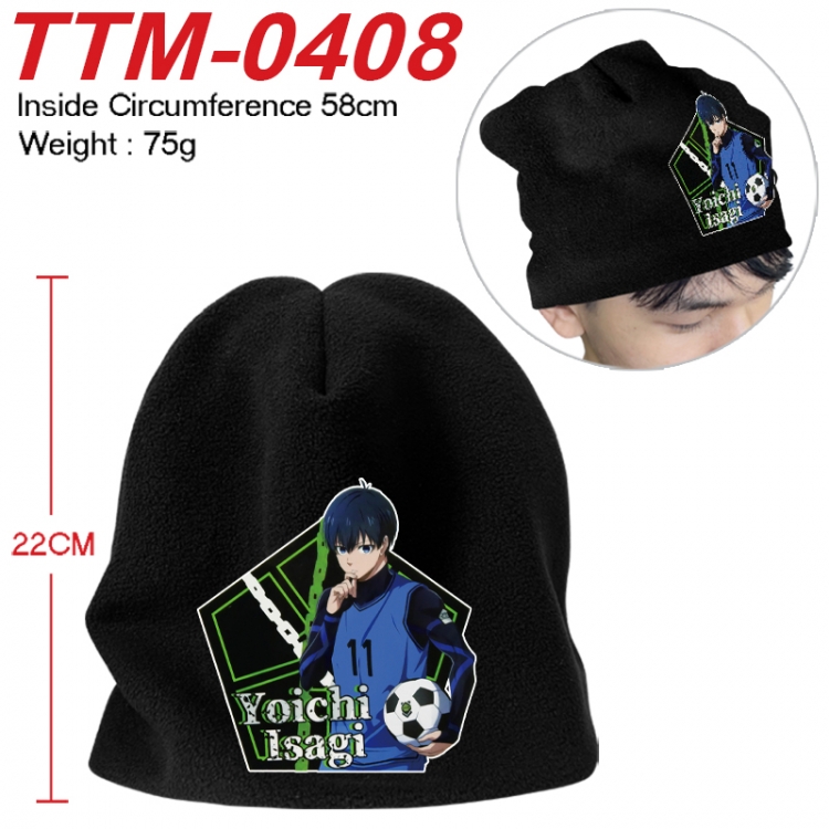 BLUE LOCK Printed plush cotton hat with a hat circumference of 58cm 75g (adult size) TTM-0408