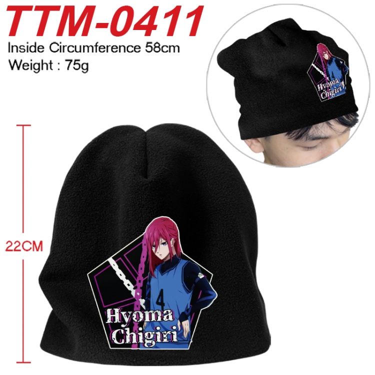 BLUE LOCK Printed plush cotton hat with a hat circumference of 58cm 75g (adult size) TTM-0411
