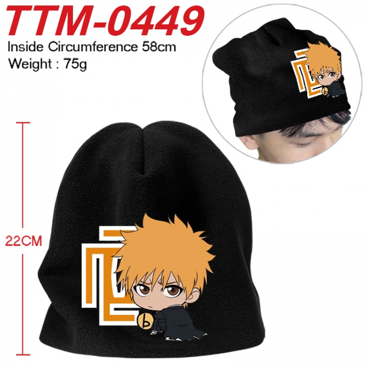 Bleach Printed plush cotton hat with a hat circumference of 58cm 75g (adult size) TTM-0449