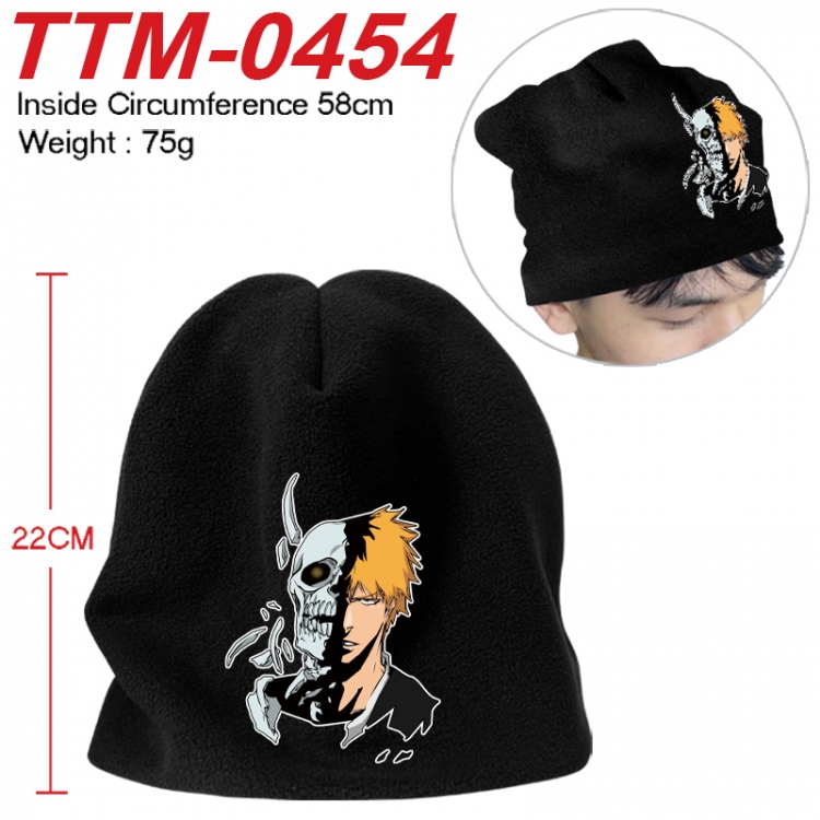 Bleach Printed plush cotton hat with a hat circumference of 58cm 75g (adult size) TTM-0454