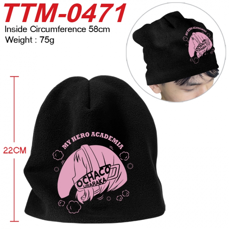 My Hero Academia Printed plush cotton hat with a hat circumference of 58cm 75g (adult size) TTM-0471