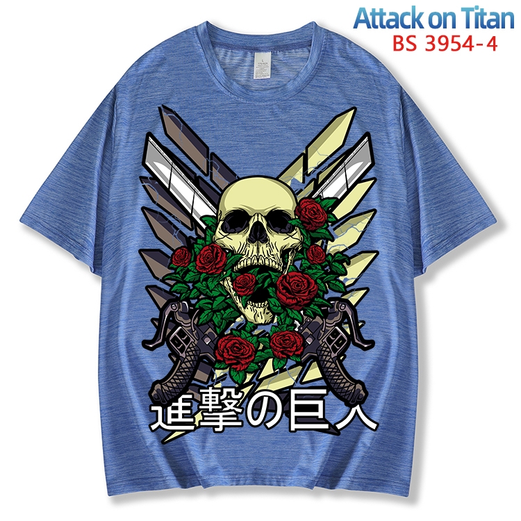 Shingeki no Kyojin ice silk cotton loose and comfortable T-shirt from XS to 5XL BS-3954-4
