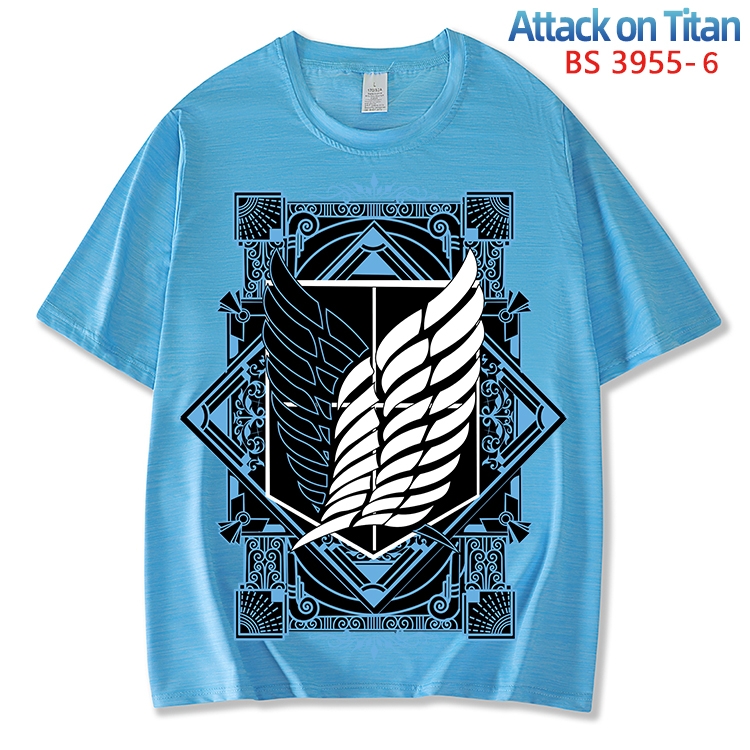 Shingeki no Kyojin ice silk cotton loose and comfortable T-shirt from XS to 5XL BS-3955-6