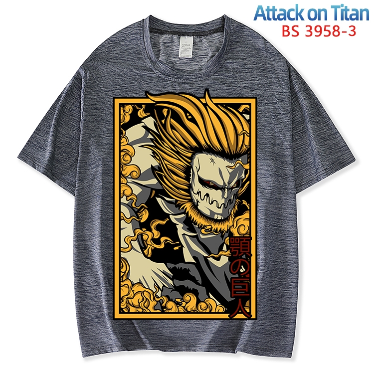 Shingeki no Kyojin ice silk cotton loose and comfortable T-shirt from XS to 5XL BS-3958-3