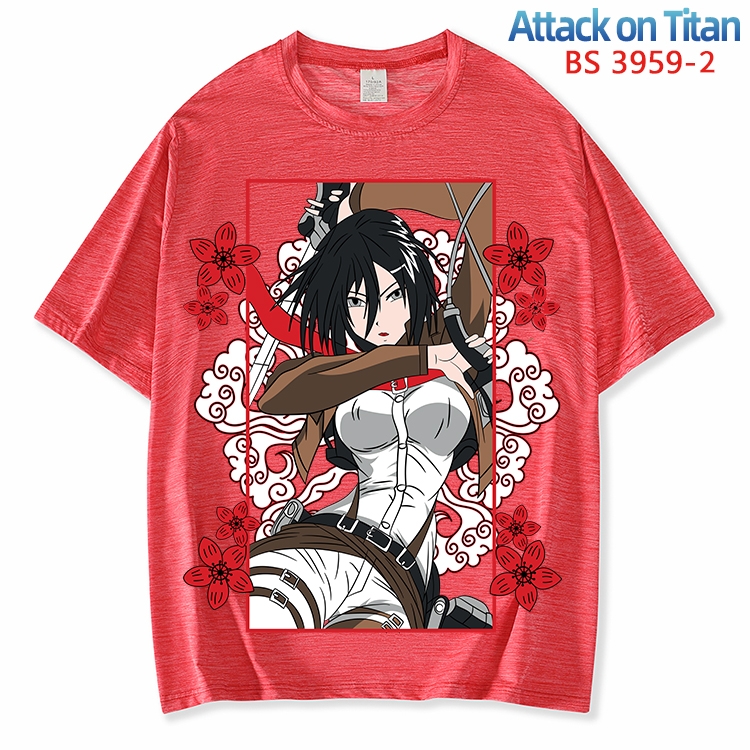 Shingeki no Kyojin ice silk cotton loose and comfortable T-shirt from XS to 5XL BS-3959-2