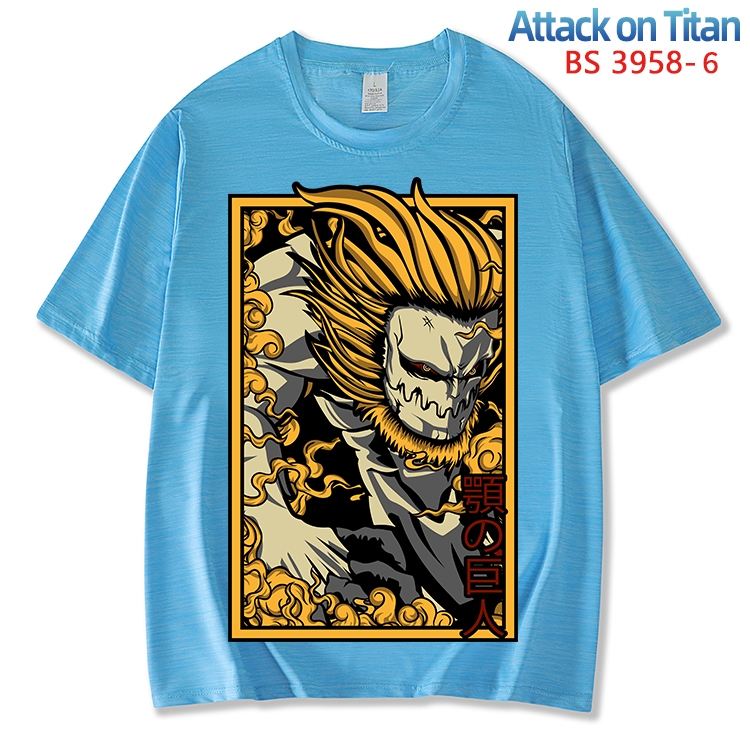Shingeki no Kyojin ice silk cotton loose and comfortable T-shirt from XS to 5XL  BS-3958-6