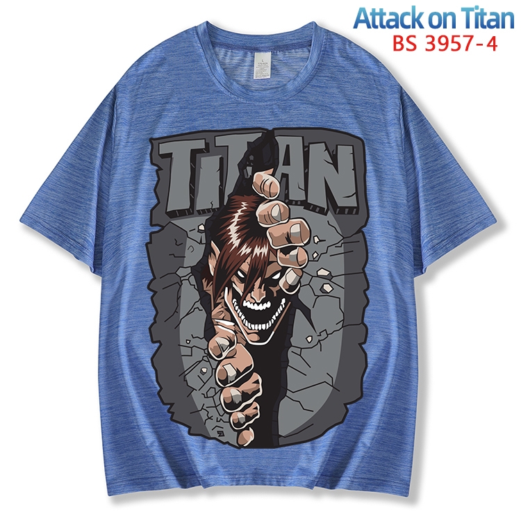 Shingeki no Kyojin ice silk cotton loose and comfortable T-shirt from XS to 5XL BS-3957-4