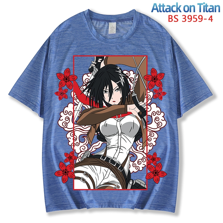 Shingeki no Kyojin ice silk cotton loose and comfortable T-shirt from XS to 5XL BS-3959-4
