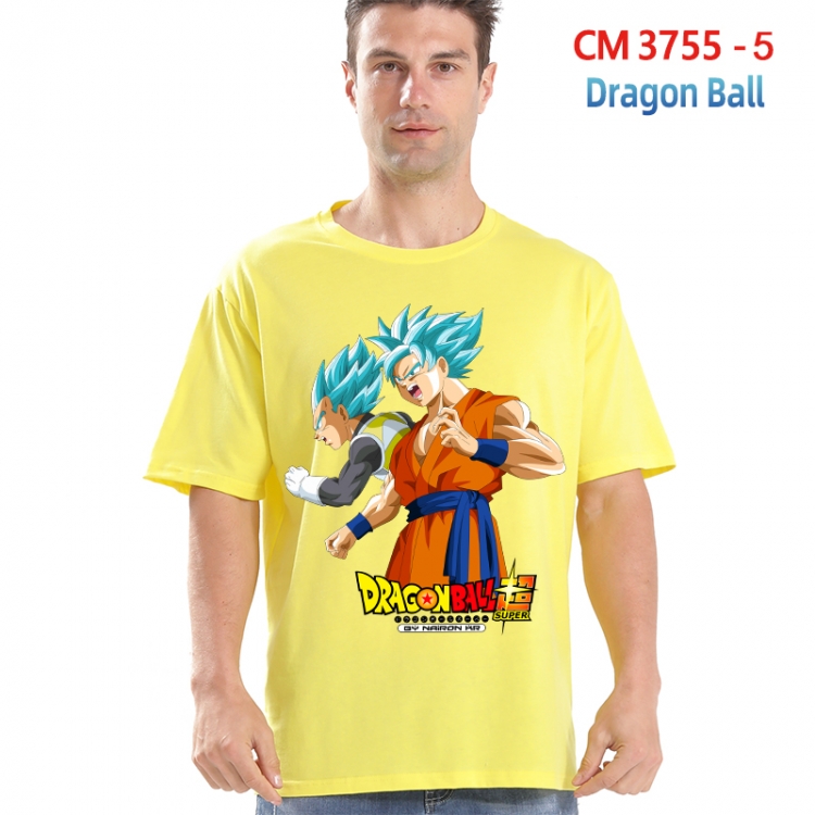 DRAGON BALL Printed short-sleeved cotton T-shirt from S to 4XL  3755-5