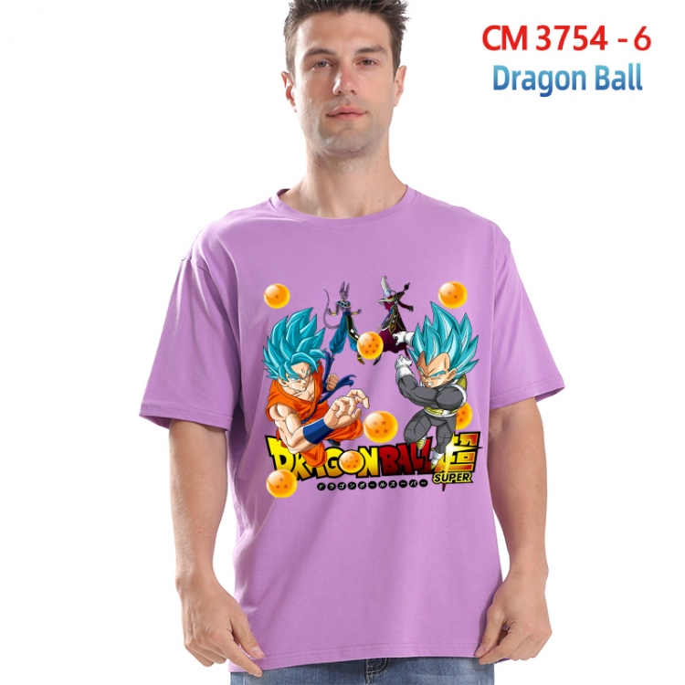 DRAGON BALL Printed short-sleeved cotton T-shirt from S to 4XL 3754-6