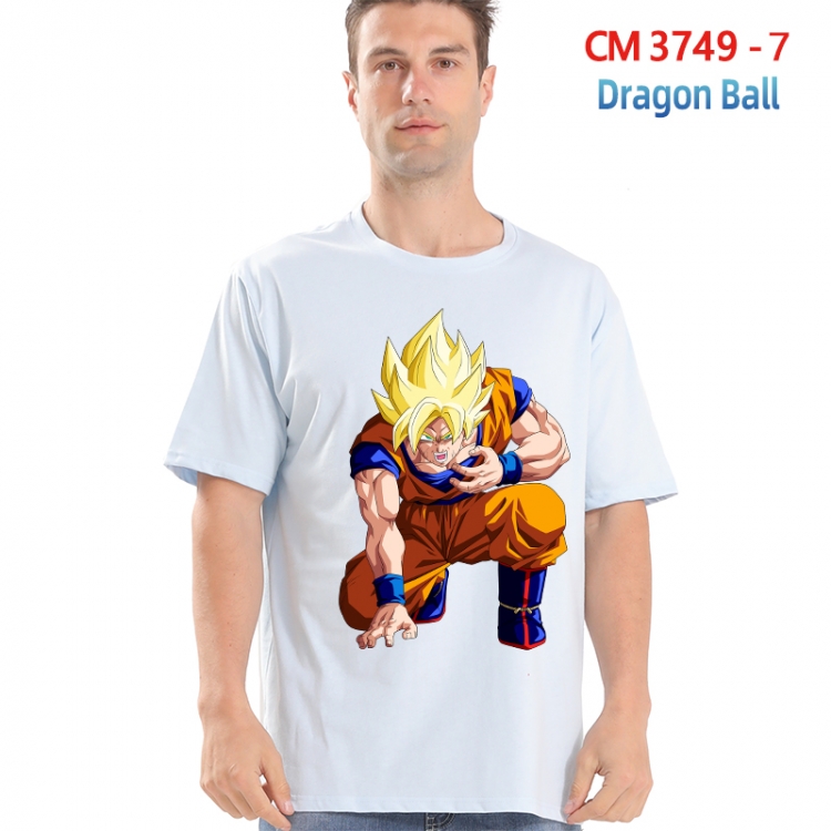 DRAGON BALL Printed short-sleeved cotton T-shirt from S to 4XL  3749-7
