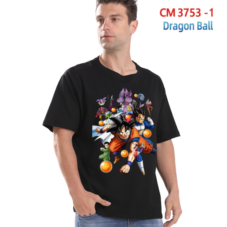 DRAGON BALL Printed short-sleeved cotton T-shirt from S to 4XL 