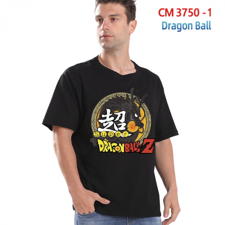 DRAGON BALL Printed short-sleeved cotton T-shirt from S to 4XL 3750-1
