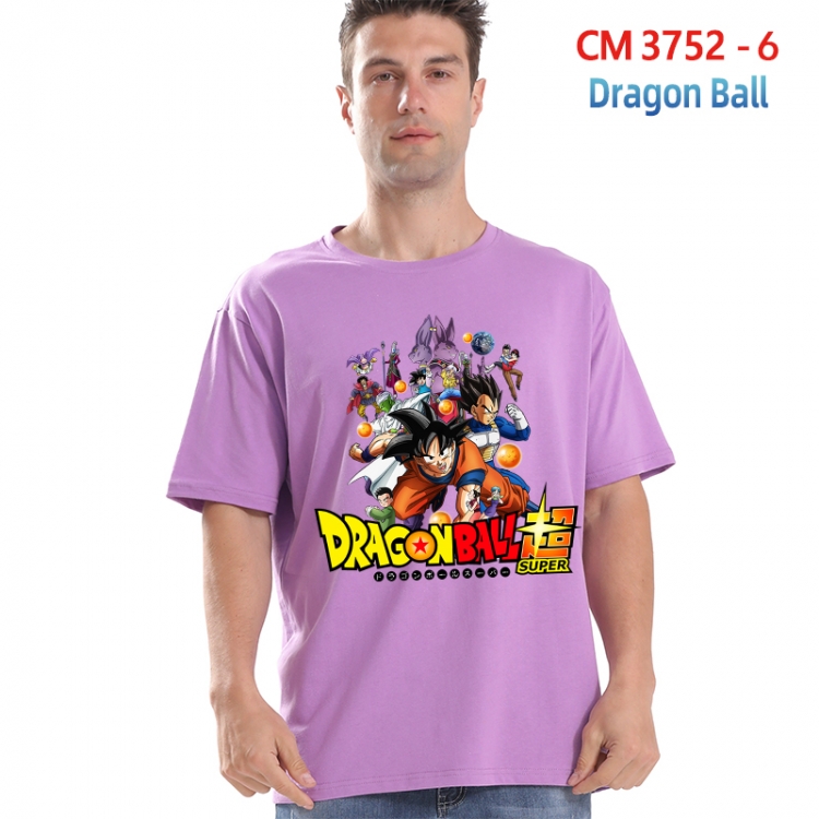 DRAGON BALL Printed short-sleeved cotton T-shirt from S to 4XL   3752-6