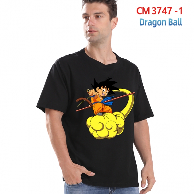 DRAGON BALL Printed short-sleeved cotton T-shirt from S to 4XL 3747-1