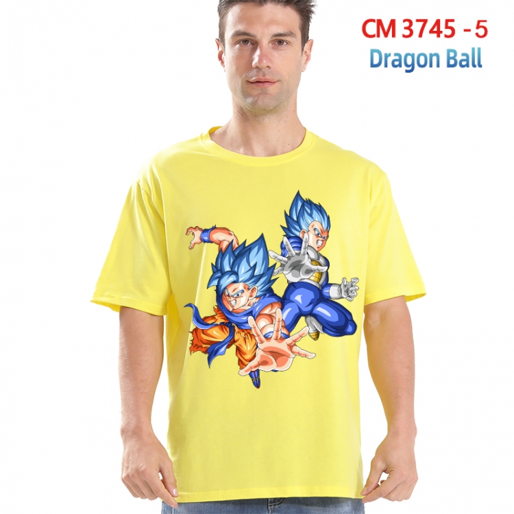 DRAGON BALL Printed short-sleeved cotton T-shirt from S to 4XL   3745-5