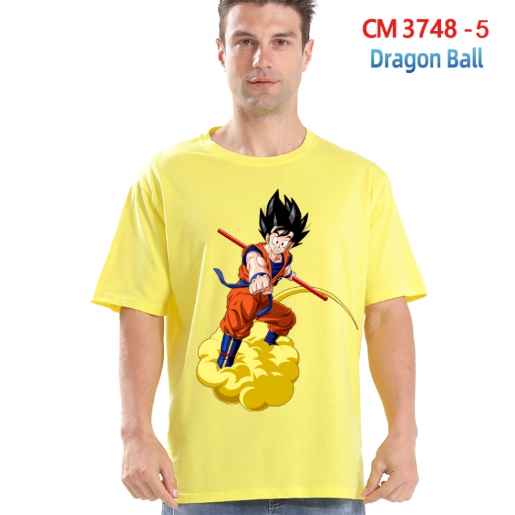 DRAGON BALL Printed short-sleeved cotton T-shirt from S to 4XL  3748-5