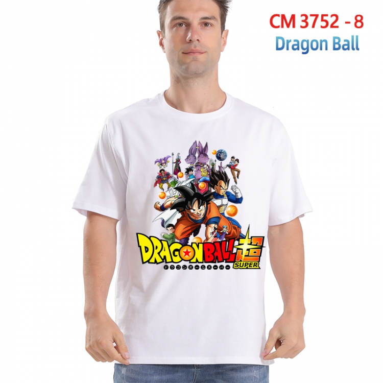 DRAGON BALL Printed short-sleeved cotton T-shirt from S to 4XL  3752-8