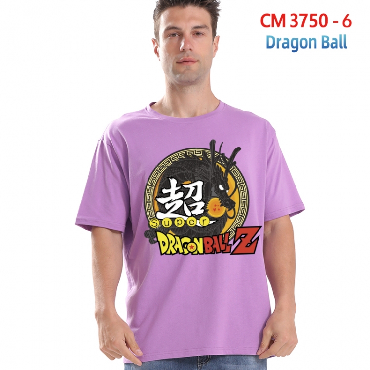 DRAGON BALL Printed short-sleeved cotton T-shirt from S to 4XL  3750-6