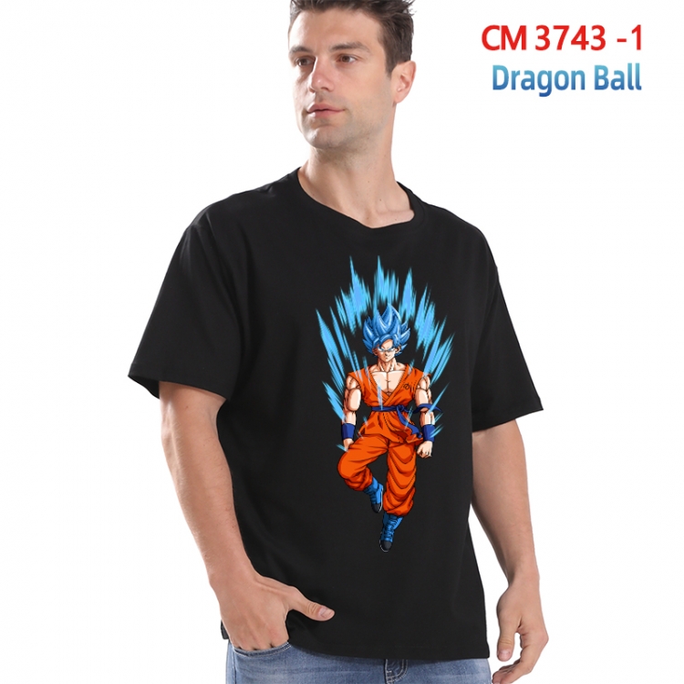 DRAGON BALL Printed short-sleeved cotton T-shirt from S to 4XL   3743-1