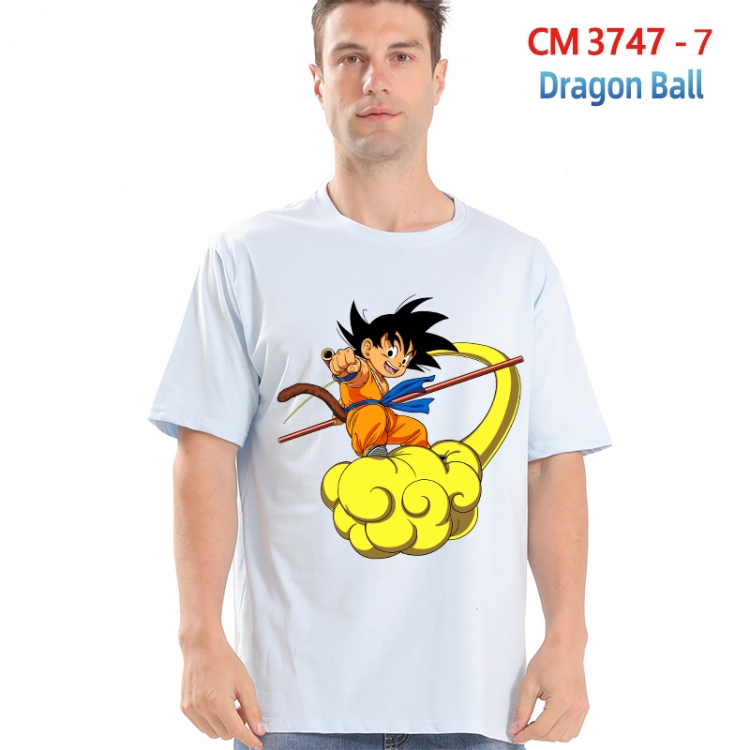 DRAGON BALL Printed short-sleeved cotton T-shirt from S to 4XL  3747-7
