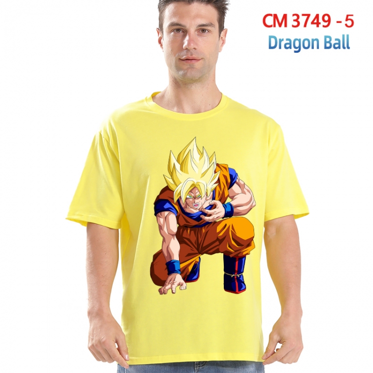DRAGON BALL Printed short-sleeved cotton T-shirt from S to 4XL   3749-5