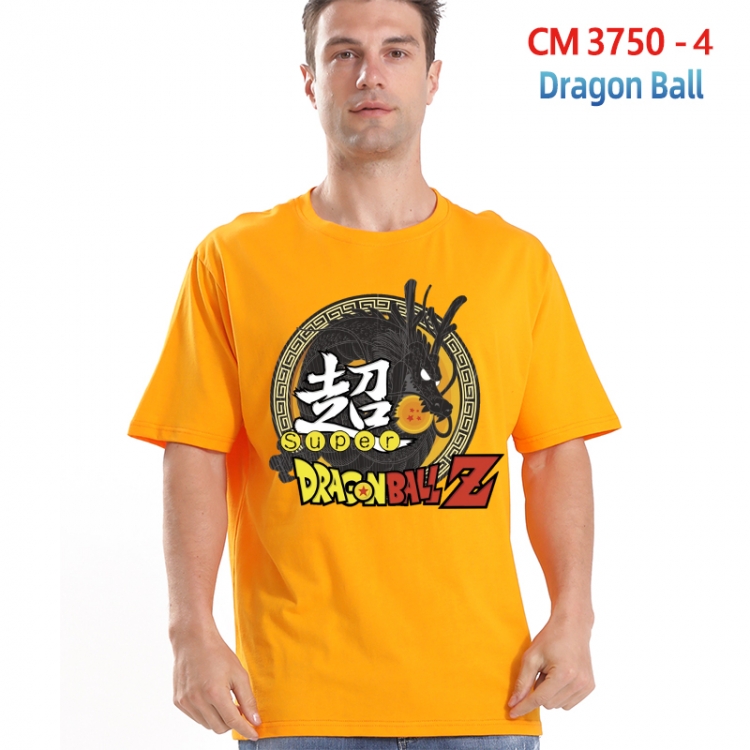 DRAGON BALL Printed short-sleeved cotton T-shirt from S to 4XL  3750-4