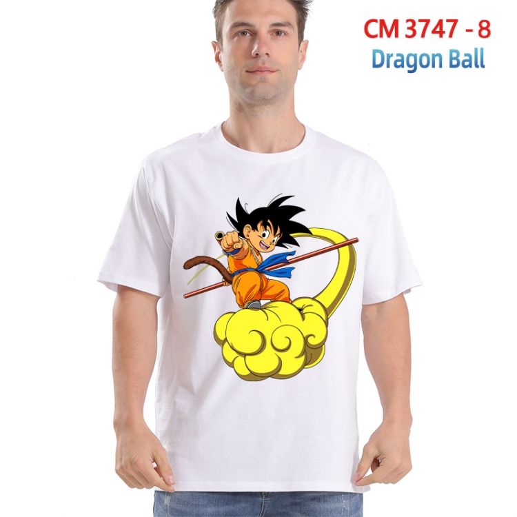 DRAGON BALL Printed short-sleeved cotton T-shirt from S to 4XL 3747-8
