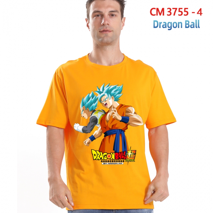 DRAGON BALL Printed short-sleeved cotton T-shirt from S to 4XL  3755-4