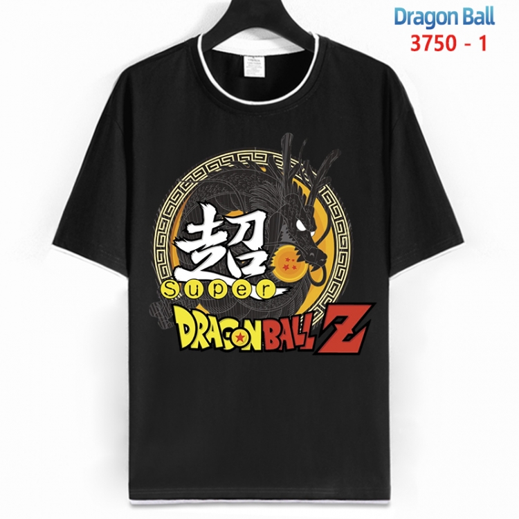 DRAGON BALL Cotton crew neck black and white trim short-sleeved T-shirt from S to 4XL HM-3750-1