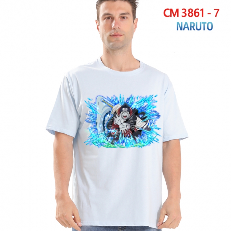 Naruto Printed short-sleeved cotton T-shirt from S to 4XL  3861-7