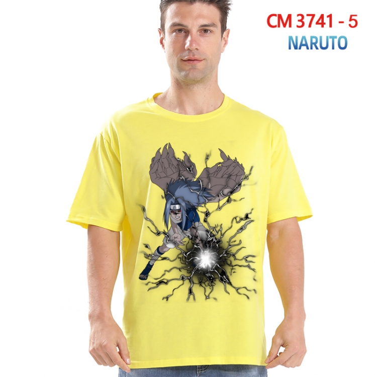 Naruto Printed short-sleeved cotton T-shirt from S to 4XL  3741-5
