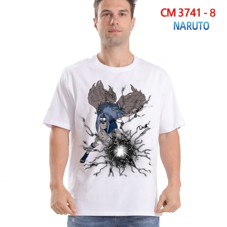 Naruto Printed short-sleeved cotton T-shirt from S to 4XL  3741-8