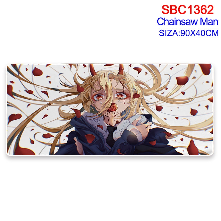 Chainsawman Anime peripheral edge lock mouse pad 90X40CM  SBC-1362-2