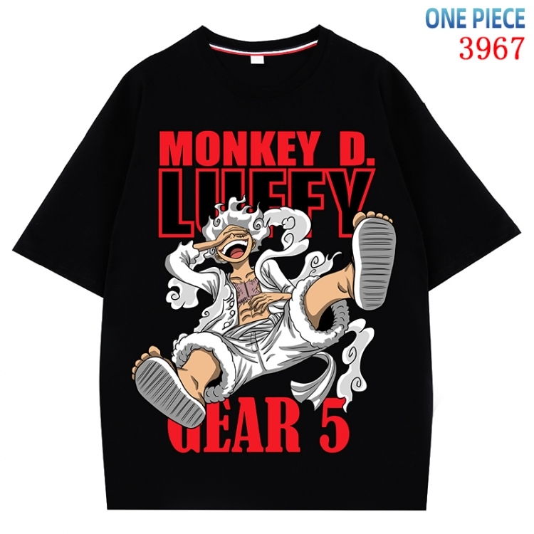 One Piece Anime Pure Cotton Short Sleeve T-shirt Direct Spray Technology from S to 4XL CMY-3967-2