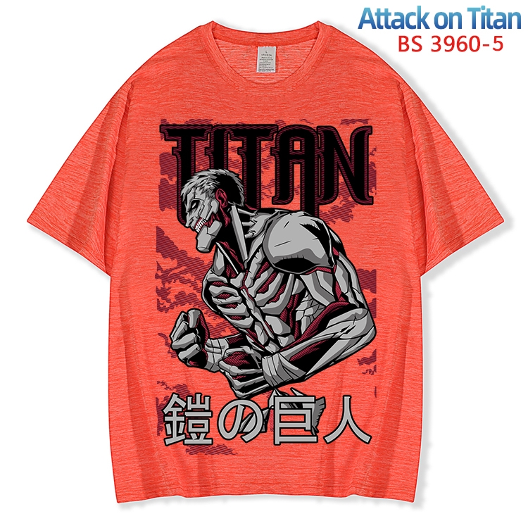 Shingeki no Kyojin ice silk cotton loose and comfortable T-shirt from XS to 5XL BS-3960-5