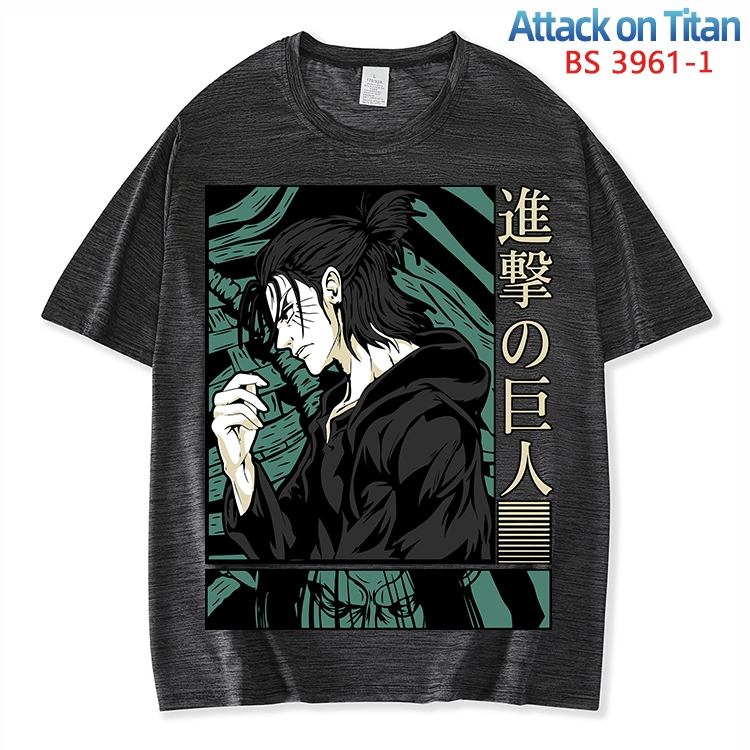 Shingeki no Kyojin ice silk cotton loose and comfortable T-shirt from XS to 5XL  BS-3961-1
