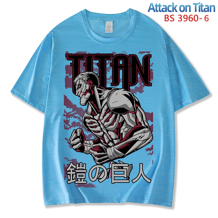 Shingeki no Kyojin ice silk cotton loose and comfortable T-shirt from XS to 5XL  BS-3960-6