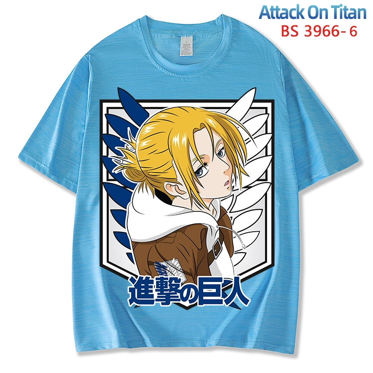 Shingeki no Kyojin ice silk cotton loose and comfortable T-shirt from XS to 5XL BS-3966-6