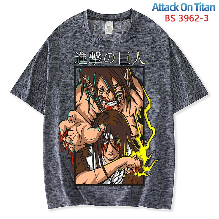 Shingeki no Kyojin ice silk cotton loose and comfortable T-shirt from XS to 5XL BS-3962-3